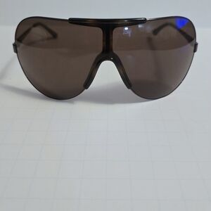 Dolce & Gabbana Brown Shield Sunglasses for Men Or Women